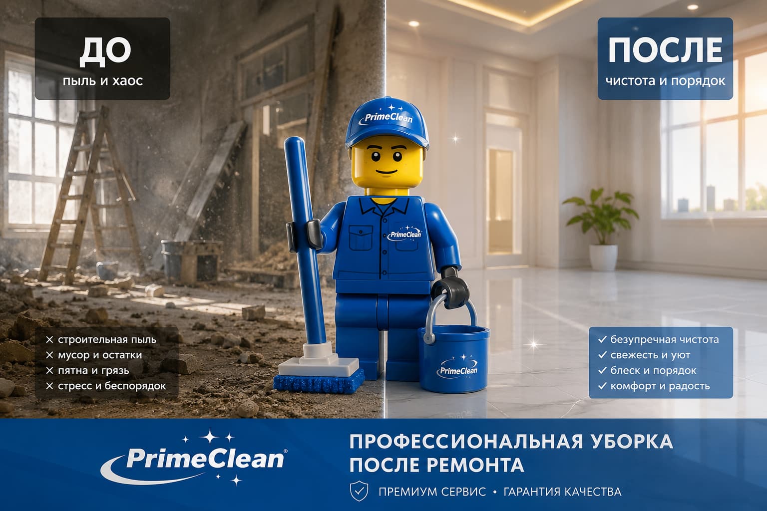 Уборка после ремонта
